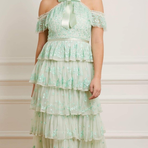 BHLDN Needle & Thread Dress size US 8 $780 - Picture 6 of 12